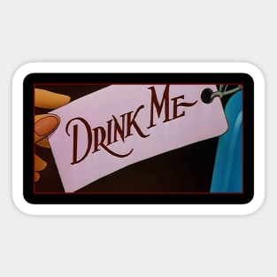 Drink me Sticker